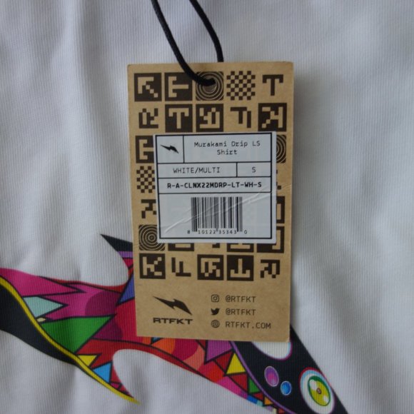 Nike RTFKT Murakami Drip Long Sleeve T-Shirt Size S-Brand New Never Worn & Rare - Picture 4 of 14